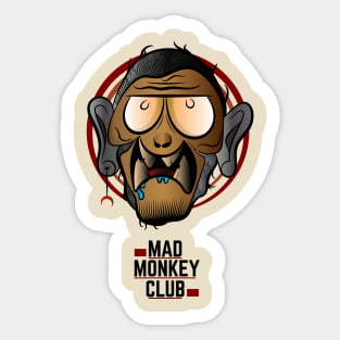 Mad Monkey Club Sticker